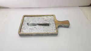 Nouvel arrivage de vaisselle de cuisine Articles ménagers Planche à découper en bois naturel et bambou Planche à découper en résine avec plateau petit-déjeuner PC - Product Image 2