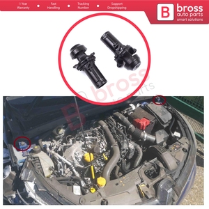BSP1211 ชุดกันกระแทกฝากระโปรงหน้าแบบปรับได้ 2 ชิ้น สำหรับ Clio MK5 Captur MK2 Taliant Sandero MK3 658291760R - Product Image 5