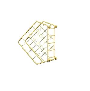 Servilletero de cara en forma de triángulo, servilletero, dispensador de papel, utensilios de cocina, accesorio de comedor, servilletero elegante chapado en oro - Product Image 6