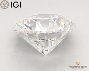 Igi เพชร4.50กะรัตทรงกลมมีความคมชัด VVS2สี D ห้องปฏิบัติการ CVD สำหรับปลูกเครื่องประดับ - Product Image 3