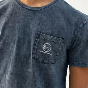 Venta Directa de Fábrica: Camisetas para Hombre con Lavado Ácido, Corte Holgado, Ligeras, Tallas Grandes, 100% Algodón - Product Image 5