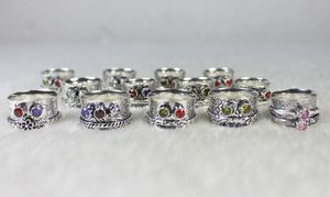 Synthetic Multi Color Glass Gemstone <b>Spinner</b> <b>Rings</b> Jewelry Beautiful Quality Collet <b>Spinner</b> <b>Rings</b> Jewelry for Woman - Product Image 4