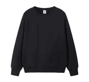 Sweat-shirt surdimensionné en tricot brodé personnalisé pour l'automne, sans doublure, manches régulières, 310 grammes, 13 couleurs, pull à capuche 100% coton - Product Image 5