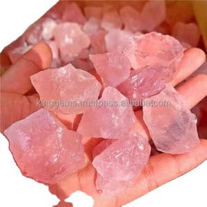 Meilleure vente vente en gros cristal naturel ROSE QUART pierre brute pour REIKI guérison méditation ROSE QUARTZ brut pierre tombée - Product Image 2