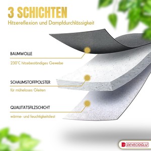 Planche à repasser pliable robuste, réglable en hauteur, portable, avec support pour fer à repasser, pour la maison, l'hôtel, la blanchisserie - Product Image 6