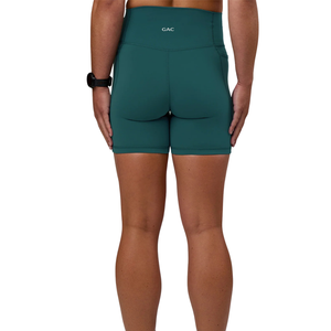 Shorts de sport pour femmes à taille haute, couleur unie, respirants, tricotés, pour la gym, le fitness, la course et le yoga - Product Image 3