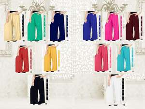 Premium Quality Lightweight Rayon PLAZZAO Bottom Wear for Casual Use in Winter Plus Size Available for Free - Product Image 3