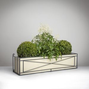 Maceta de ventana interior de estilo clásico, macetas y macetas de Metal con revestimiento en polvo, suministros de jardín, artículos de jardín - Product Image 3