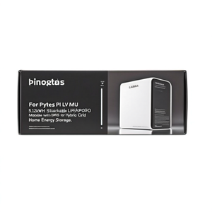 Module de batterie LiFePO empilable Pytes Pi LV BMU 5,12 kWh avec BMS pour stockage d'énergie domestique hybride sur réseau - Product Image 2