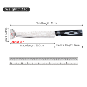 Venta al por mayor personalizado de calidad superior OEM ODM servicio profesional Damasco cuchillo de fábrica mejor cocina cuchillos Chef cuchillo japonés - Product Image 5