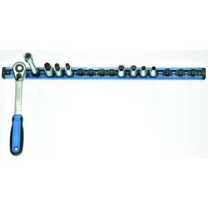 Gedore 1/2'' Magnetic <b>Tool</b> Holding Rail with 16 Slots for <b>Tool</b> <b>Storage</b> - Product Image 2