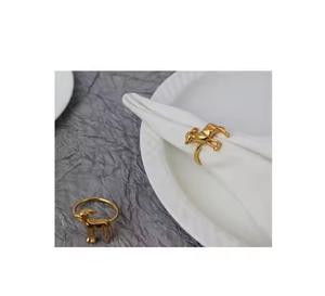 Dernier arrivage Vaisselle et vaisselle Article Rond de serviette Prix abordable et raisonnable Porte-mouchoirs ou serveur disponible - Product Image 6