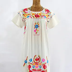 Новая коллекция 2022, эксклюзивное разноцветное пляжное платье Aari с коротким рукавом и ручной вышивкой