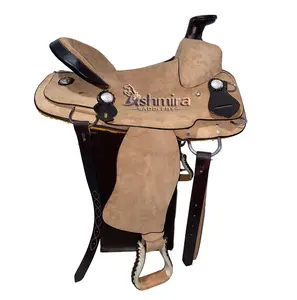 Hot Selling High Quality Western Leather Saddle With Set, Cowboy/Cowgirl Horse Ranch Design, Custom for Rider Wholesale