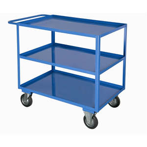 Organizador de Oficina Grande de 3 Niveles con Borde de Retención y Ruedas con Frenos - Product Image 1