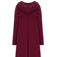Veste à capuche asymétrique courte en polaire respirante pour femme, avec poches, ourlet asymétrique, coupe oversize, style streetwear décontracté, automne