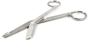 Ciseaux pour pansements médicaux à logo personnalisé Ciseaux pour pansements chirurgicaux à lame incurvée en acier inoxydable Ciseaux pour tissus à usage domestique manuel quantité minimale de commande - Product Image 6