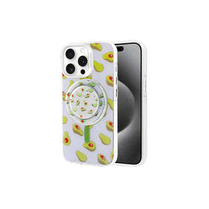 Coque en silicone orange tendance Netzy pour iPhone 15 Pro Max compatible MagSafe, détachable pour support PopSocket, protection de téléphone - Product Image 5