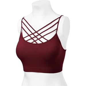 Soutien-gorge de sport dos nu dernier style haut élastique haut de forme sans couture soutien-gorge de sport yoga pour femmes - Product Image 4