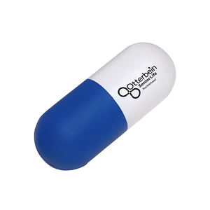 Balle anti-stress personnalisée en forme de capsule, balle en mousse de soutien émotionnel et motivationnel, jouet anti-stress en forme de pilule, cadeaux promotionnels - Product Image 4