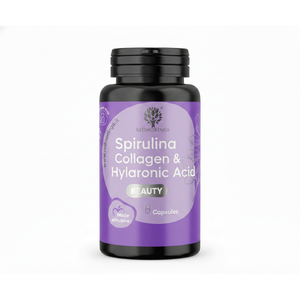 Complément Alimentaire Italie RedMoringa : 60 Capsules de Spiruline, Collagène, Acide Hyaluronique, Zinc, Cuivre, Biotine – Soin Corporel Marque Blanche - Product Image 1