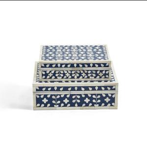 Joyero decorativo con incrustaciones de resina MDF al mejor precio de suministro al por mayor para organizar y almacenar sus joyeros - Product Image 4