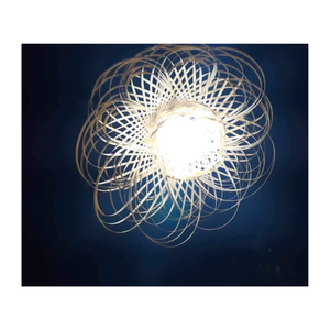 Lámparas de bambú sostenibles: lámpara de estilo vintage de tamaño personalizado de iluminación ecológica para el hogar, restaurante, hotel para exportación - Product Image 2