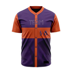 Uniformes de baseball de haute qualité avec design sublimé à vendre, étiquette privée, personnalisez votre propre marque, uniforme d'équipe de baseball - Product Image 4