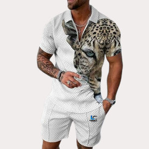 Conjuntos de Camiseta Polo y Pantalones Cortos para Hombre, Manga Corta de Invierno, Casual, Secado Rápido, Transpirable, Personalizable, OEM 2025 - Product Image 5