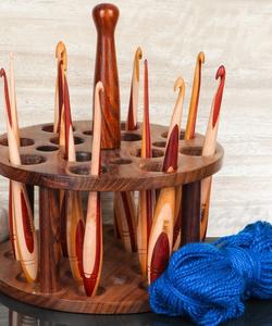 Ganchos de ganchillo mixwood hechos a mano ergonómicos de 3,5mm a 12 mm grabados con tamaños regalo para amantes del ganchillo regalo del Día de la madre - Product Image 3