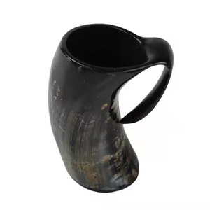 Precio al por mayor tapa a prueba de fugas, aislamiento al vacío, taza de café Viking Drinking Horn Mug by Crescent Crafts - Product Image 3