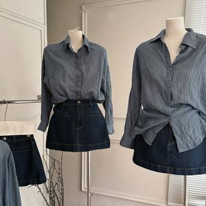 Ensemble chemise midi 2 pièces décontracté pour femme, à manches longues, en dentelle unie et à motifs, pour usage quotidien (OEM/ODM) - Product Image 6