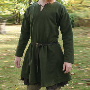 Tunic Authentic Renaissance Style Clothing for Reenactments & Cosplay High Quality Medieval Woolen Long Sleeves - Product Image 3