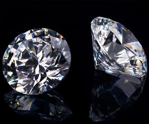 VS2 Clarity H Color Natural 0.50 Carat Round Brilliant Cut Loose Diamond pour les bijoux certifiés de l'Inde - Product Image 2