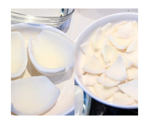 Vente en gros de noix de coco matures/noix de coco entières congelées Semi coque avec goût sucré Emballage en vrac Viande de noix de coco congelée IQF - Product Image 3