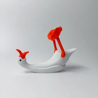 Porte-bouteille de vin en forme de canard, ornement de bureau, décoration de table en plastique, cadeau personnalisé