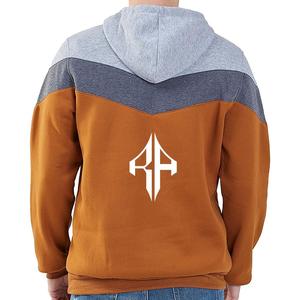 เสื้อฮู้ดแบบสวมหัวของผู้ชายผ้าคอตตอนพิมพ์ลายซิลค์สกรีน100% วัสดุผ้าฝ้ายพรีเมียมโลโก้ตามสั่ง - Product Image 3