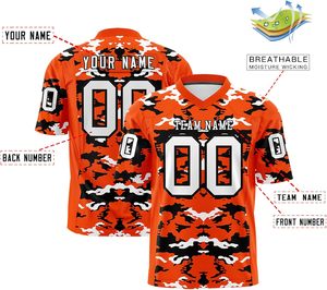 เสื้อฟุตบอลอเมริกันออกแบบได้เองพร้อมโลโก้ทีมและหมายเลขแท็กผ้าทอลายทแยง - Product Image 2