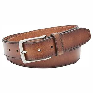 Cinturón informal de piel de vaca auténtica para hombre de alta calidad, patrón sólido con hebilla de pin, diseño Vintage al por mayor para hombres - Product Image 5