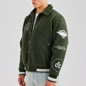 Men's Fashion Streetwear Custom Vintage <b>Jacket</b> College Bomber Baseball Varsity Letterman <b>Jacket</b> Women - Product Image 2