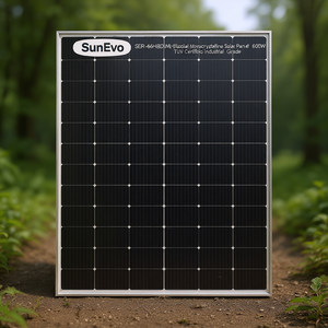 Panel Solar Monocristalino Bifacial SunEvo SE6R-66HBD-605M de 600W con Certificación TUV para Uso Industrial - Product Image 3