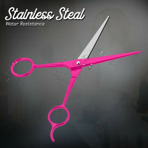 Venta al por mayor profesional salón de corte de pelo tijeras de peluquero Japan440C acero a estrenar Acero inoxidable hoja recta punta afilada - Product Image 4