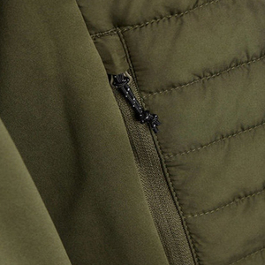 Men's <b>Thin</b> Winter <b>Puffer</b> <b>Jacket</b> Long Sleeve Hooded Collar Customised Logo on Front High Street Style Wholesale Available - Product Image 5