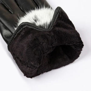 Profesional de diseño personalizado al por mayor OEM ODM cuero dedo completo moda cuero guantes de invierno - Product Image 5