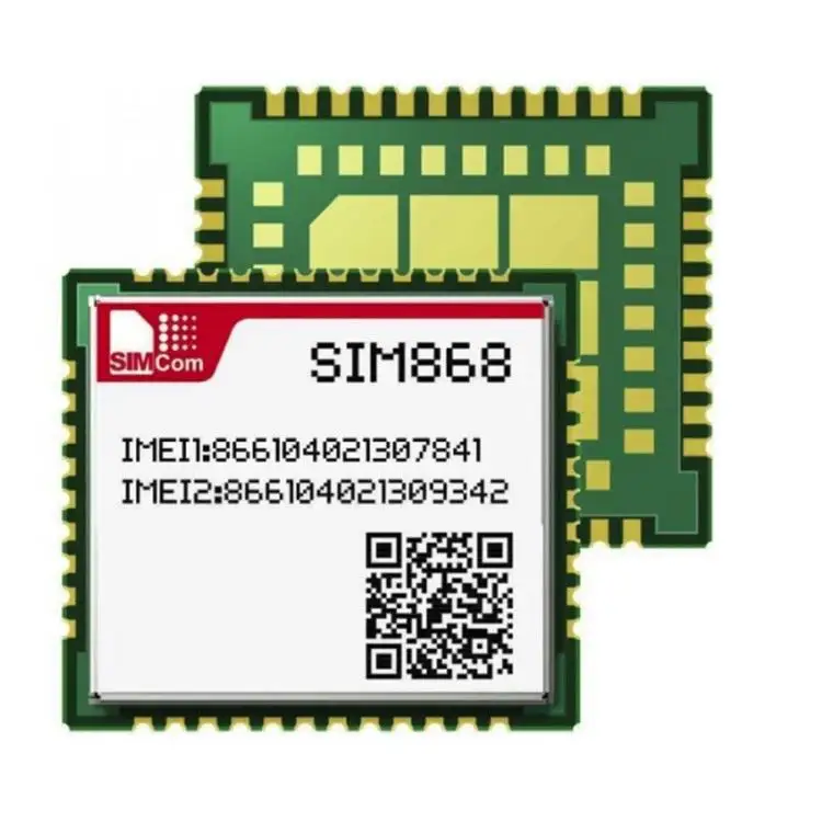 Stok SIM868 yüksek kalite distribütörü SIMCOM 2G gsm modülü küçük boy GSM/GPRS + GNSS modülü SIM868