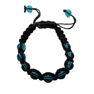 สร้อยข้อมือ Aqua ออบซิเดียนลูกปัดสร้อยข้อมือคริสตัลอัญมณีแฟชั่นเครื่องประดับผู้ชายและผู้หญิงของขวัญพลังงานการทําสมาธิ - Product Image 5