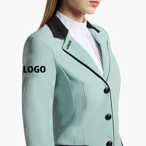 Chaqueta ecuestre personalizada de manga larga, resistente al desgaste, impermeable, transpirable, para espectáculo ecuestre - Product Image 3