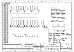 ขั้วต่อส่วนหัวของขาแถวเดียว2.0มม. หัวต่อตัวเมียมุมฉากพลาสติก FFC FPC (งอแบน) จากผู้ผลิตในเวียดนาม - Product Image 2