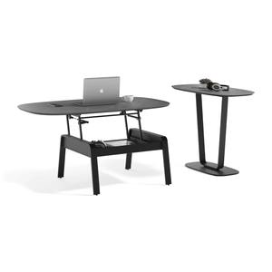 Easy Portable Table Metal Black Powder Coated Terminado Mesa de centro Pantalla lateral Mesa de diseño multifunción en precio barato - Product Image 3