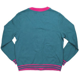 Custom Unisex <b>Cardigan</b> Sweater For 100% Cotton Breathable V-neck <b>Oversized</b> Drop Shoulder Thick Quick Dry Anti-Wrinkle Sweater - Product Image 6